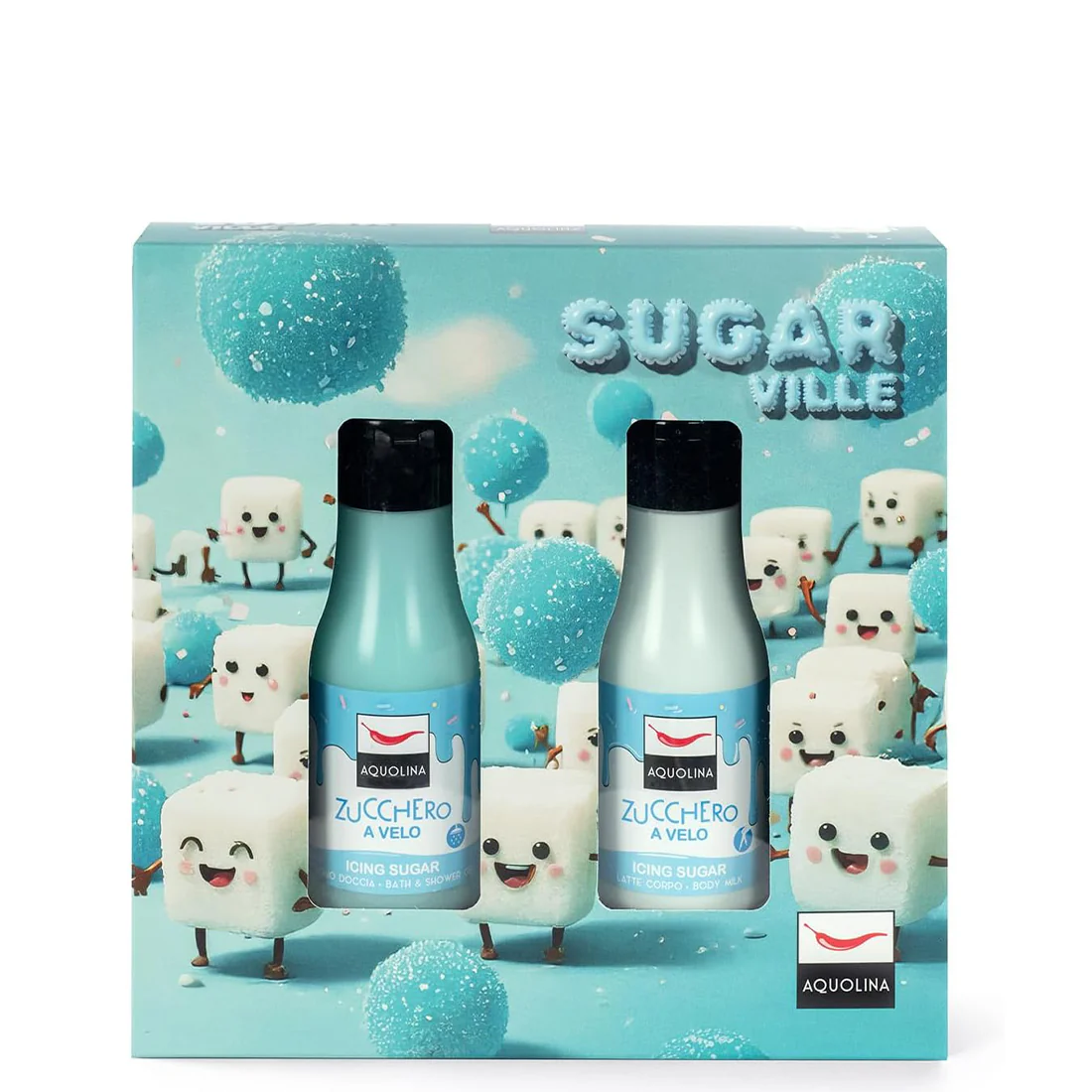 Cofanetto Sugar Ville Bagno Doccia + Latte Corpo Zucchero A Velo