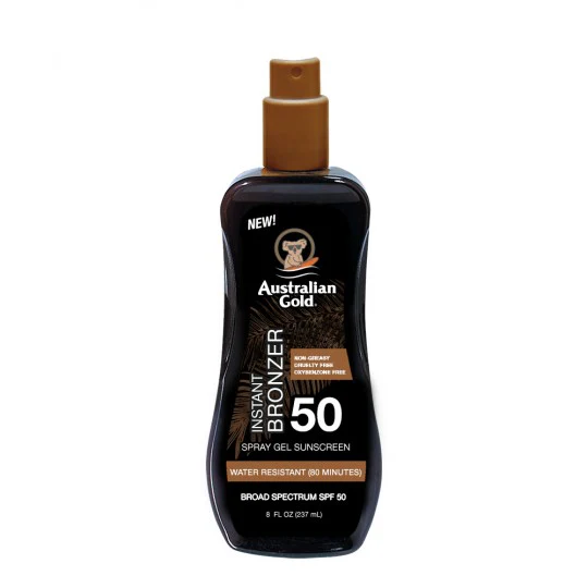 Instant Bronzer Spray Gel Protezione Solare SPF 50