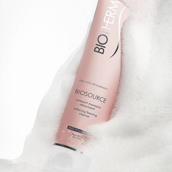 Biosource Mousse Nettoyante Adoucissant Detergente Viso - Image 2