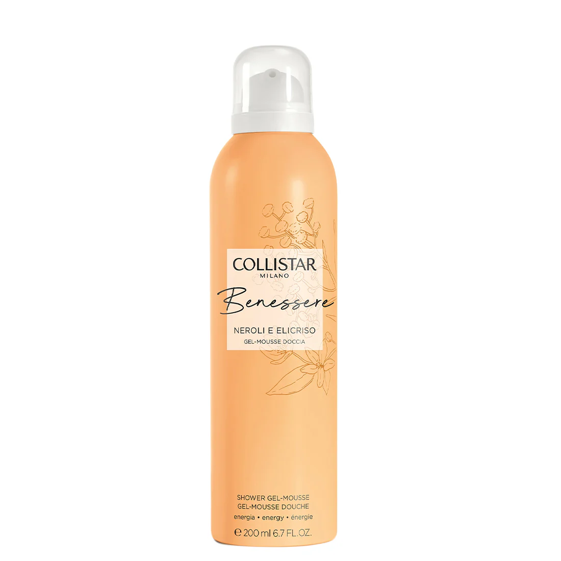 Benessere Neroli e Elicriso Gel Mousse Doccia