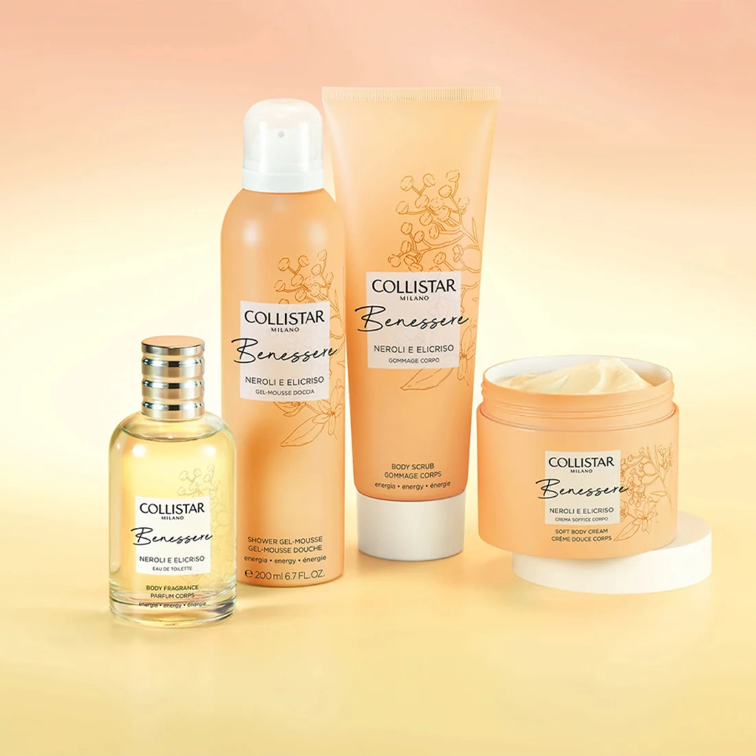 Benessere Neroli e Elicriso Gel Mousse Doccia - Image 2
