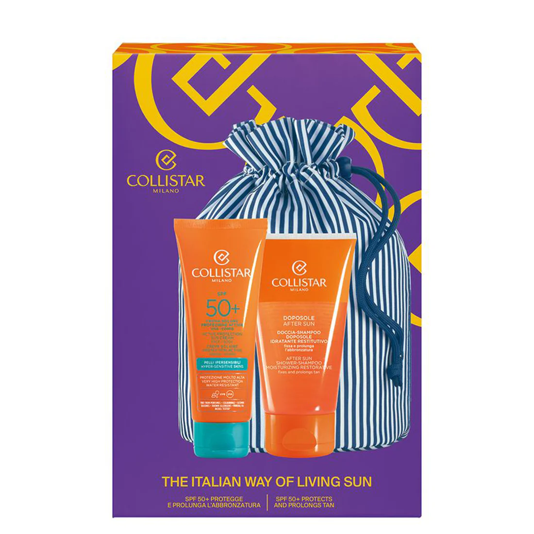 Cofanetto The Italian Way Of Living Sun Crema Solare Protezione Attiva SPF 50+ - Image 3