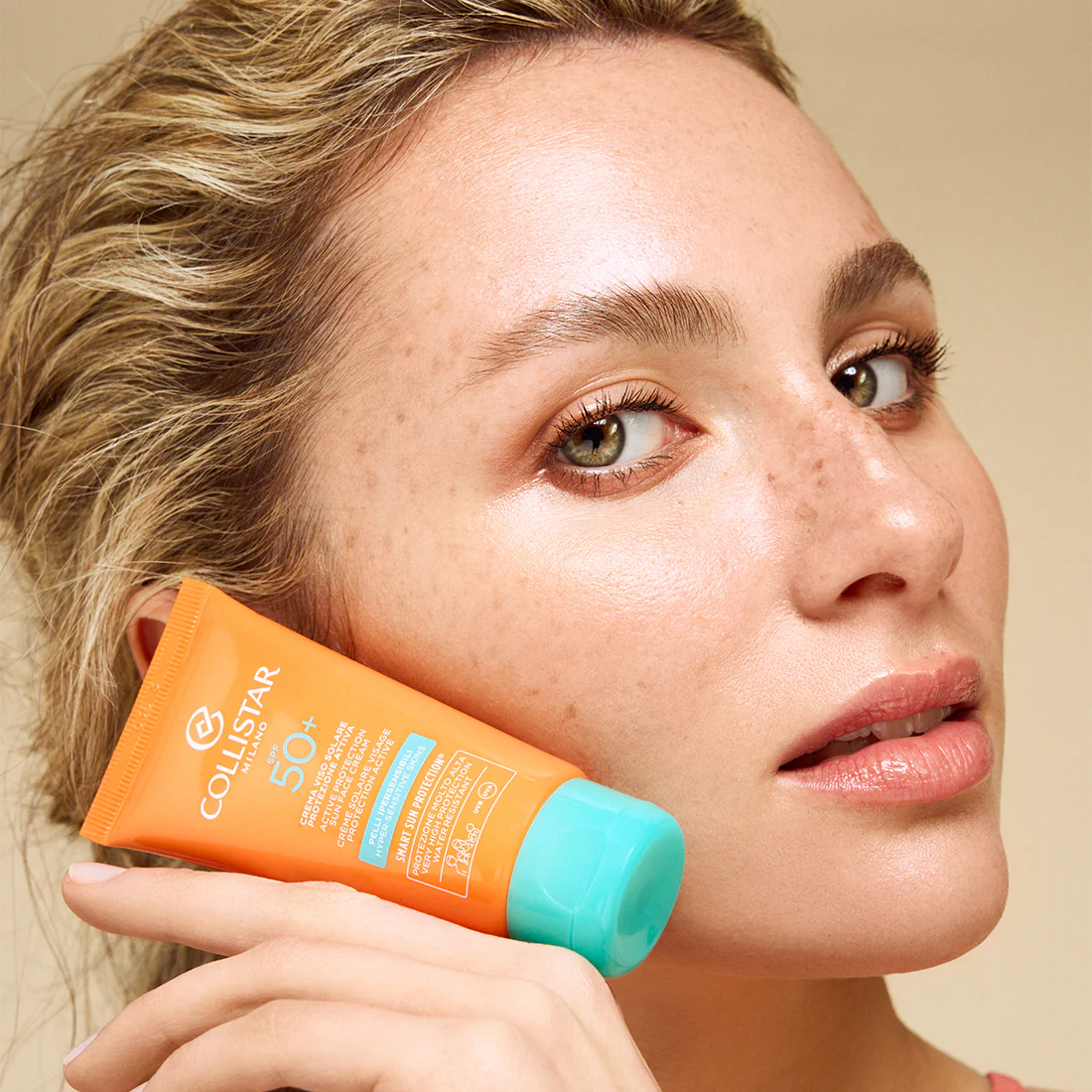 Crema Solare Viso Protezione Attiva Pelli Sensibili SPF 50+ - Image 3