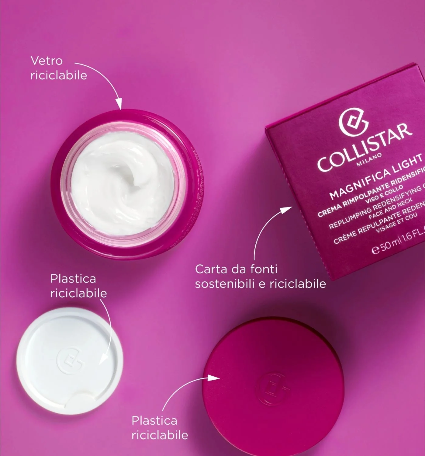 Magnifica Light Crema Rimpolpante Ridensificante Viso e Collo - Image 5