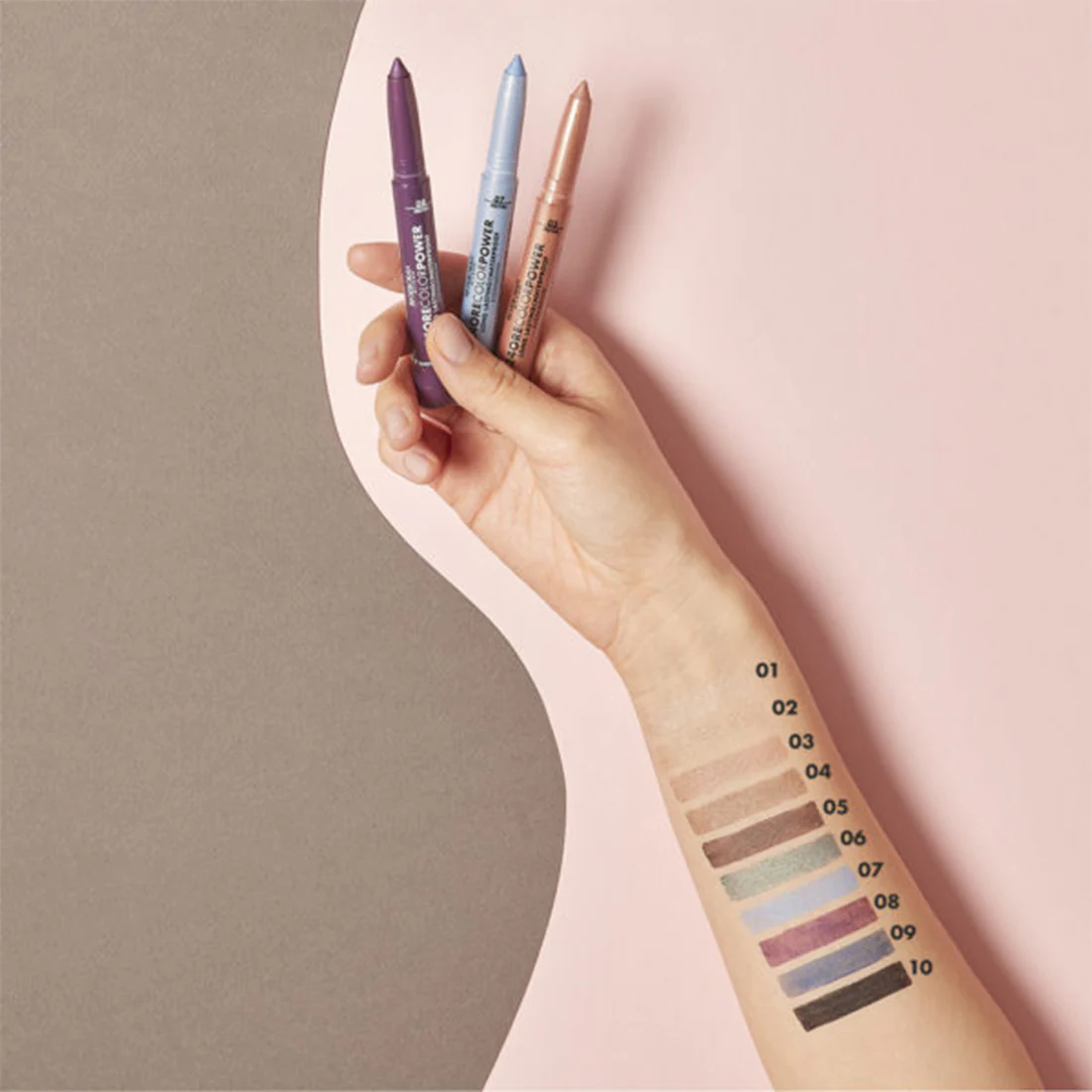 24Ore Color Power Long Lasting & Waterproof Eyeshadows Ombretto Stick - Image 37