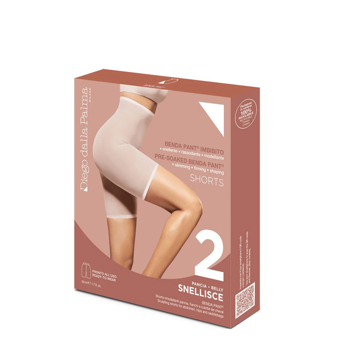 Snellisce 2 Shorts Rimodellanti Pancia Fianchi e Culotte