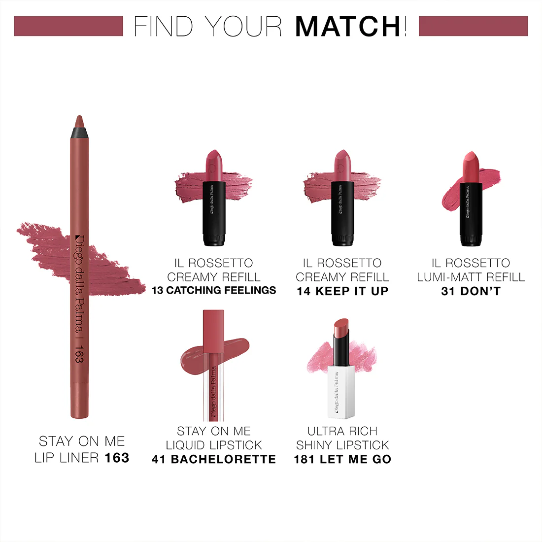 Stay On Me Lip Liner Matita Labbra Lunga Tenuta Waterproof - Image 28