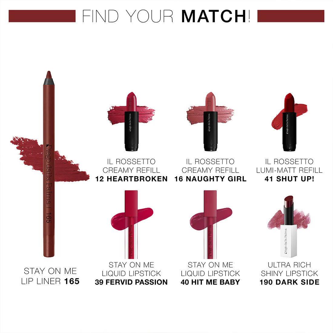 Stay On Me Lip Liner Matita Labbra Lunga Tenuta Waterproof - Image 40