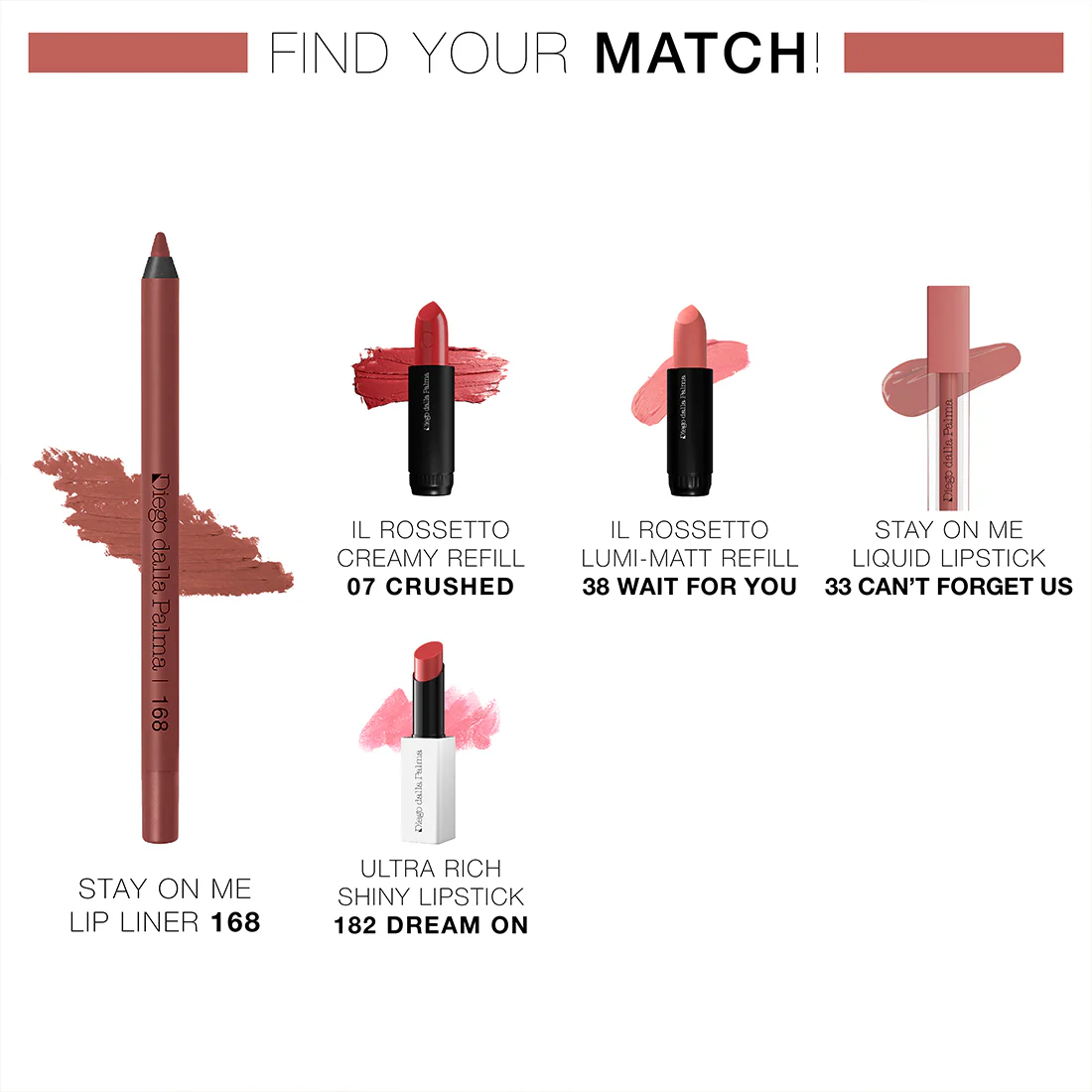 Stay On Me Lip Liner Matita Labbra Lunga Tenuta Waterproof - Image 58