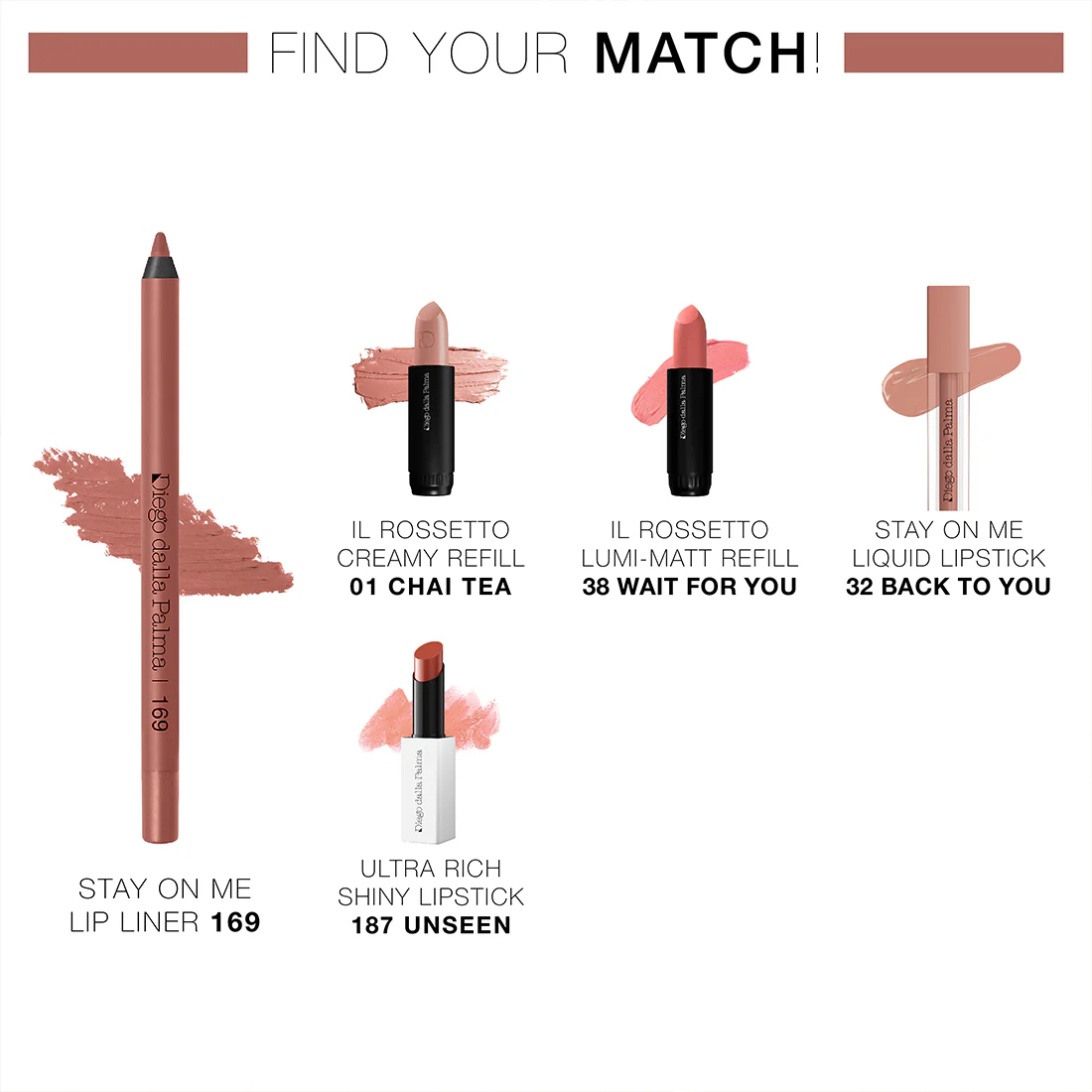 Stay On Me Lip Liner Matita Labbra Lunga Tenuta Waterproof - Image 64