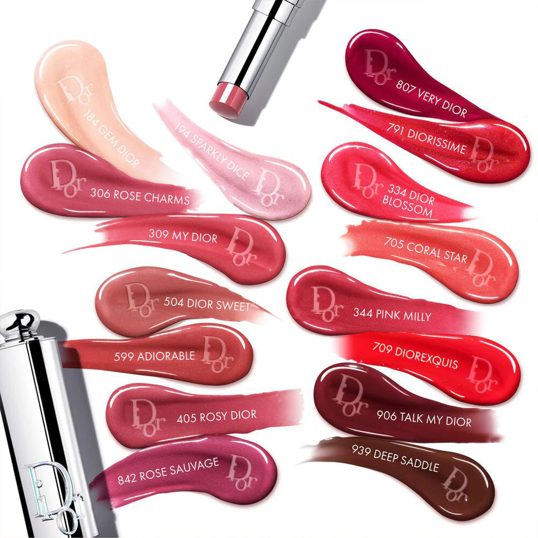 Ricarica Dior Addict Glass Lipstick Gloss in Stick Ultra-Brillante Idratante - Image 4