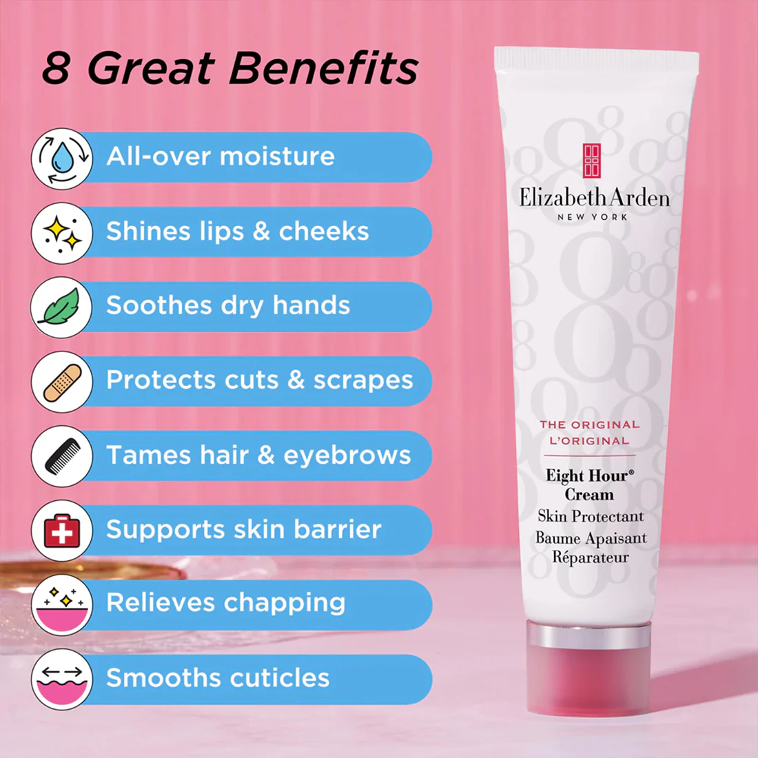8 Hour Cream Intensive Moisturizing Body Treatment Crema Corpo Nutriente Idratante - Image 4