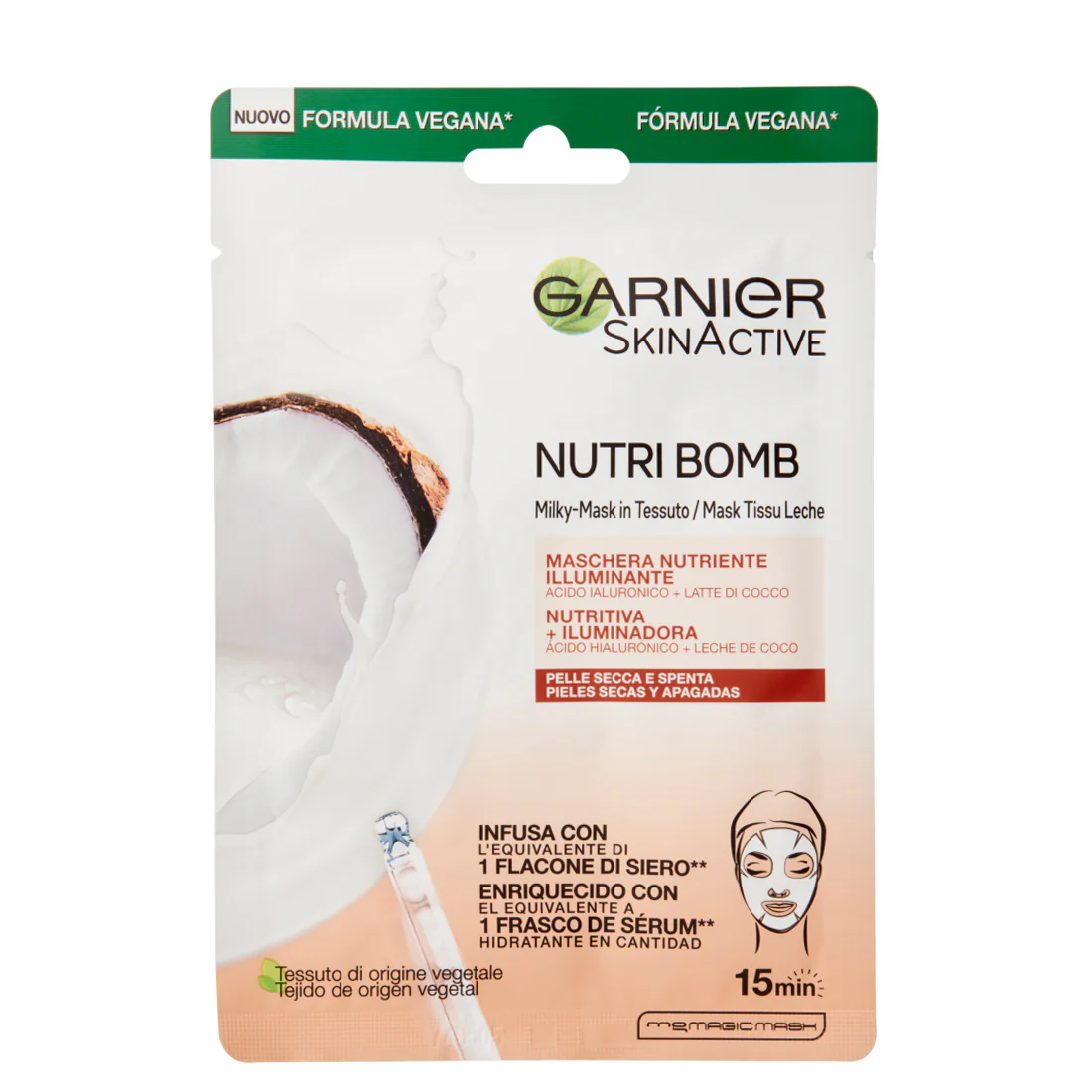 Skin Active Nutri Bomb Maschera Nutriente Illuminante