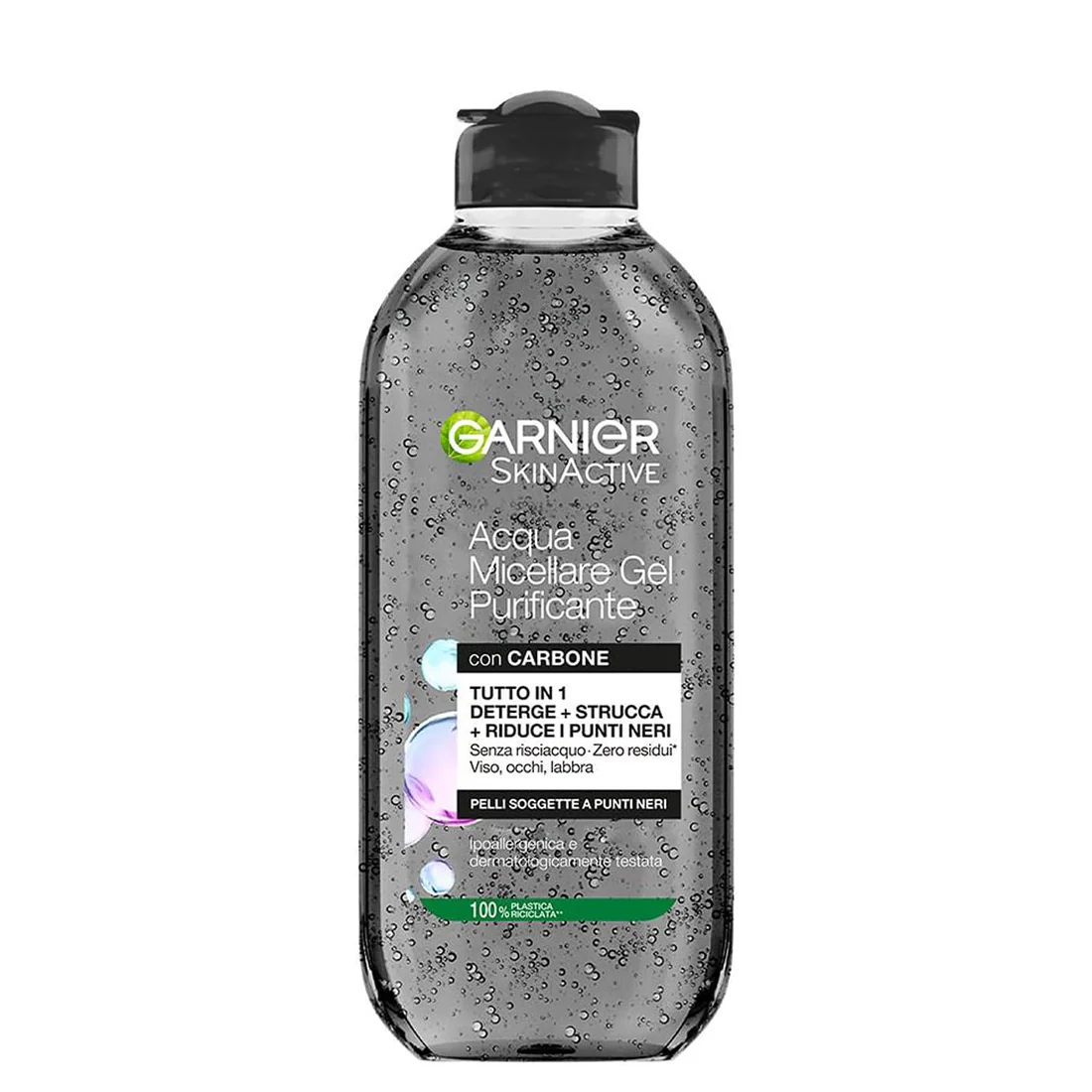 SkinActive Acqua Micellare Gel Purificante con Carbone