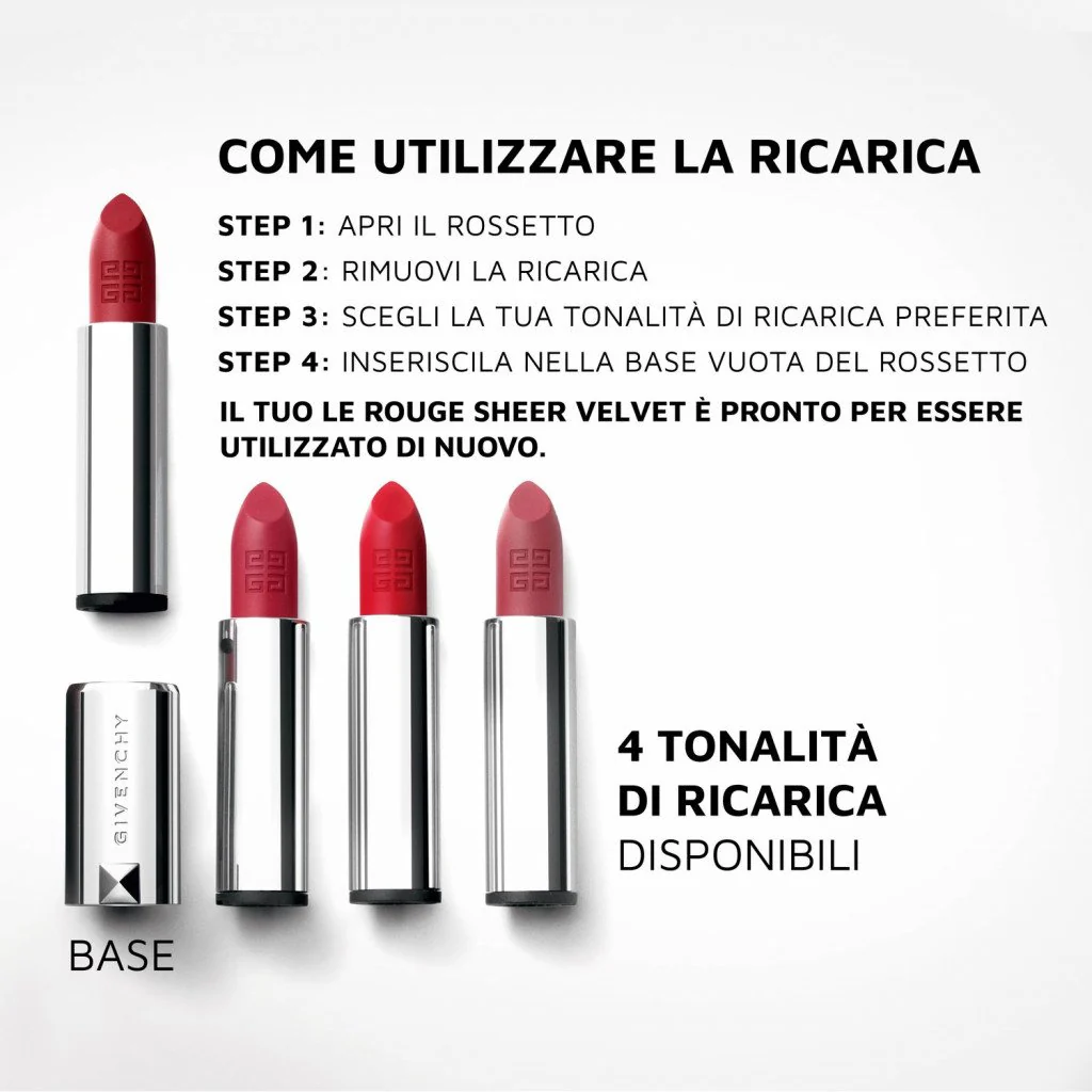 Le Rouge Sheer Velvet Rossetto Mat Refill - Image 7