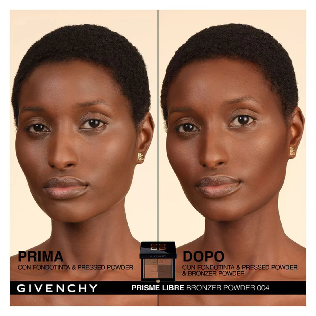 Prisme Libre Bronzing Powder Polvere Abbronzante E Per Contouring In 4-Colori - Image 2