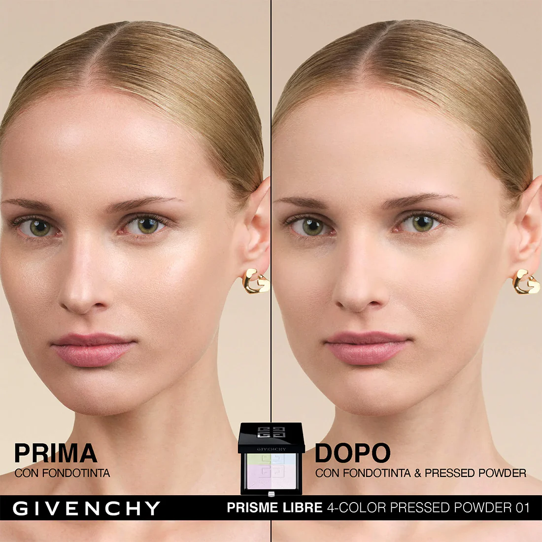Prisme Libre Pressed Powder Cipria Fissante Mat Uniformante - Image 2