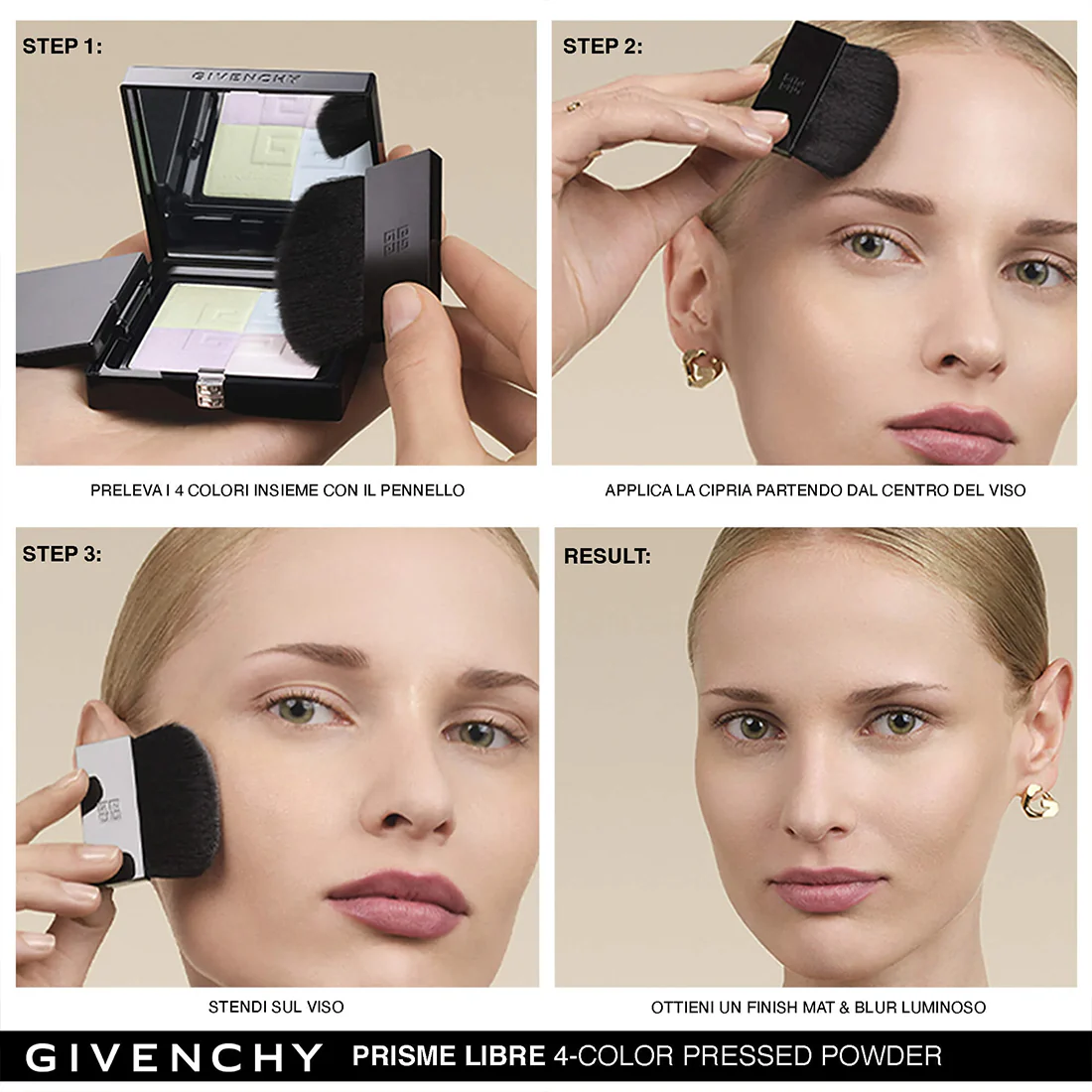 Prisme Libre Pressed Powder Cipria Fissante Mat Uniformante - Image 3