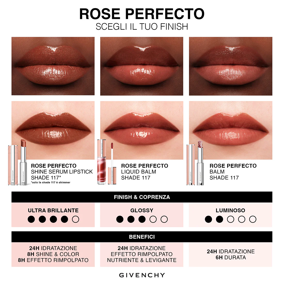 Rose Perfecto Shine Serum Rossetto Ultra Brillante - Image 9