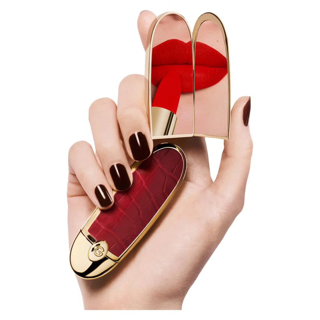 Le Capot Double Mirror Custodia Rossetto Rouge G Doppio Specchio - Image 52