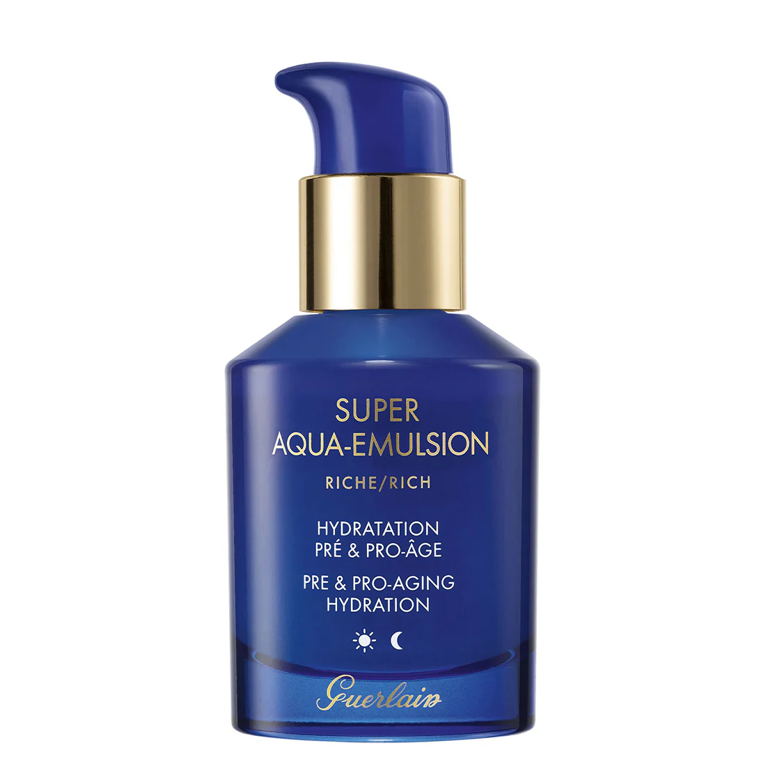 Super Aqua-Emulsion Rich Hydratation Pre e Pro-age Emulsione Idratante Anti-età