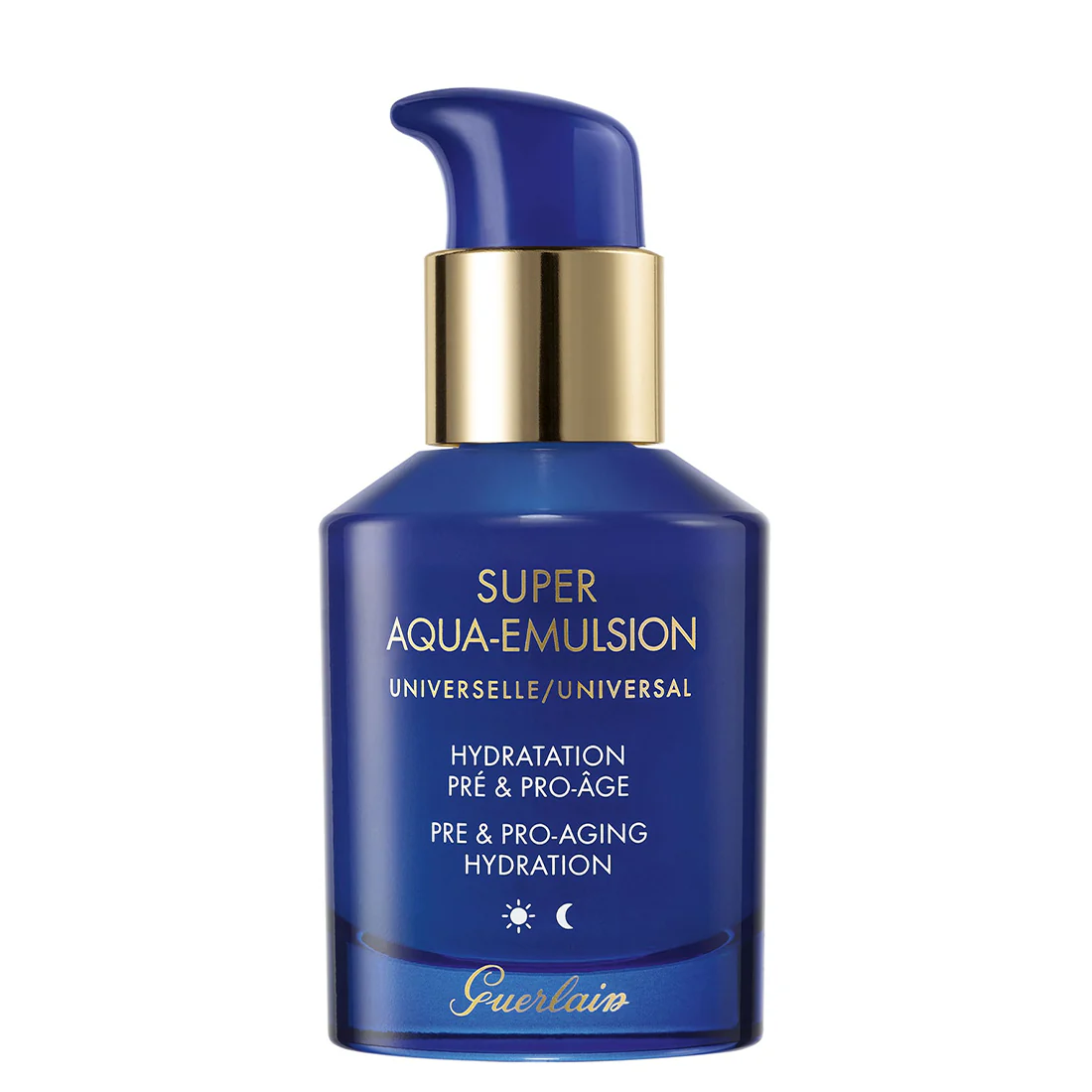 Super Aqua-Emulsion Universelle Hydratation Pre e Pro-age Emulsione Idratante Anti-età