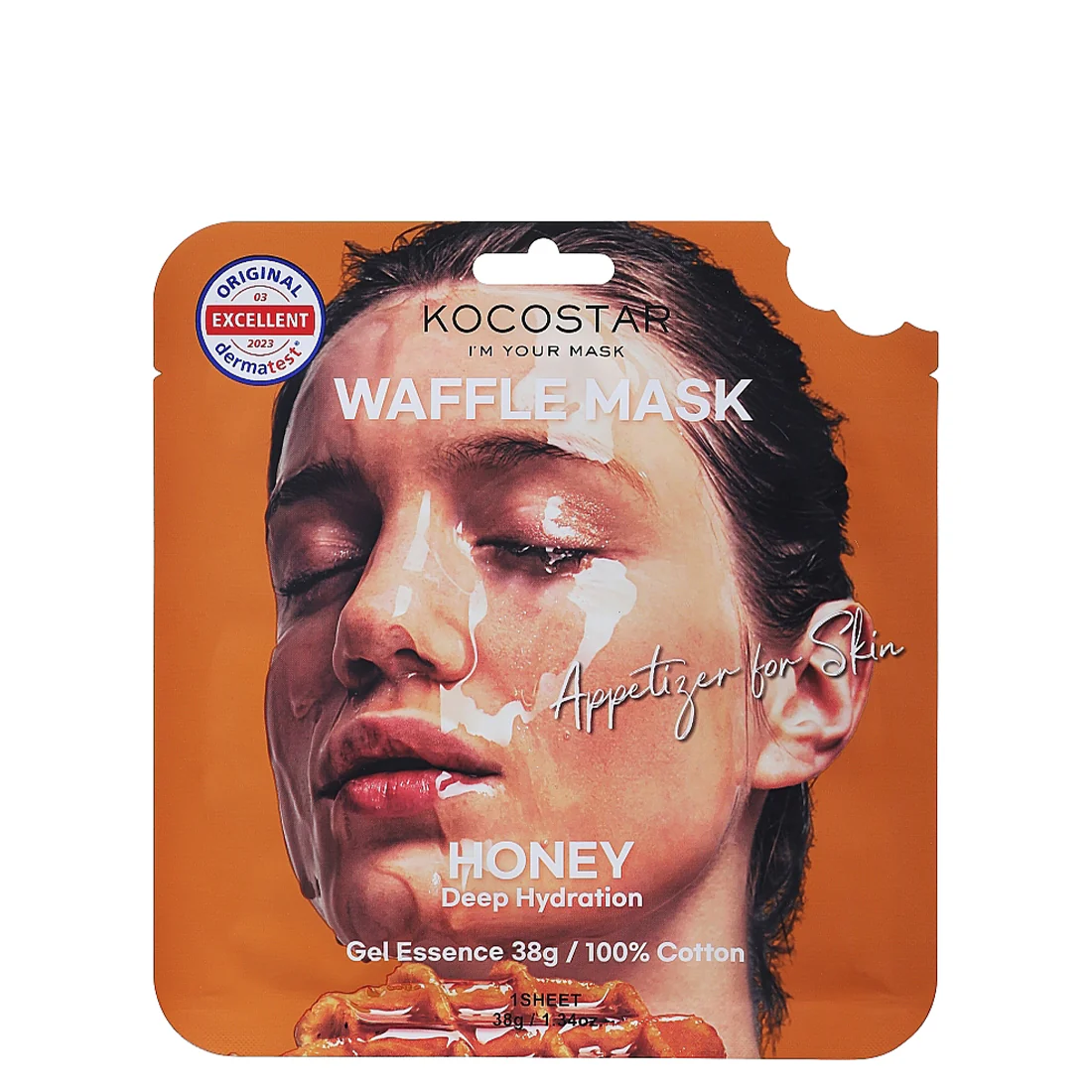 Waffle Maske Honey Maschera Viso