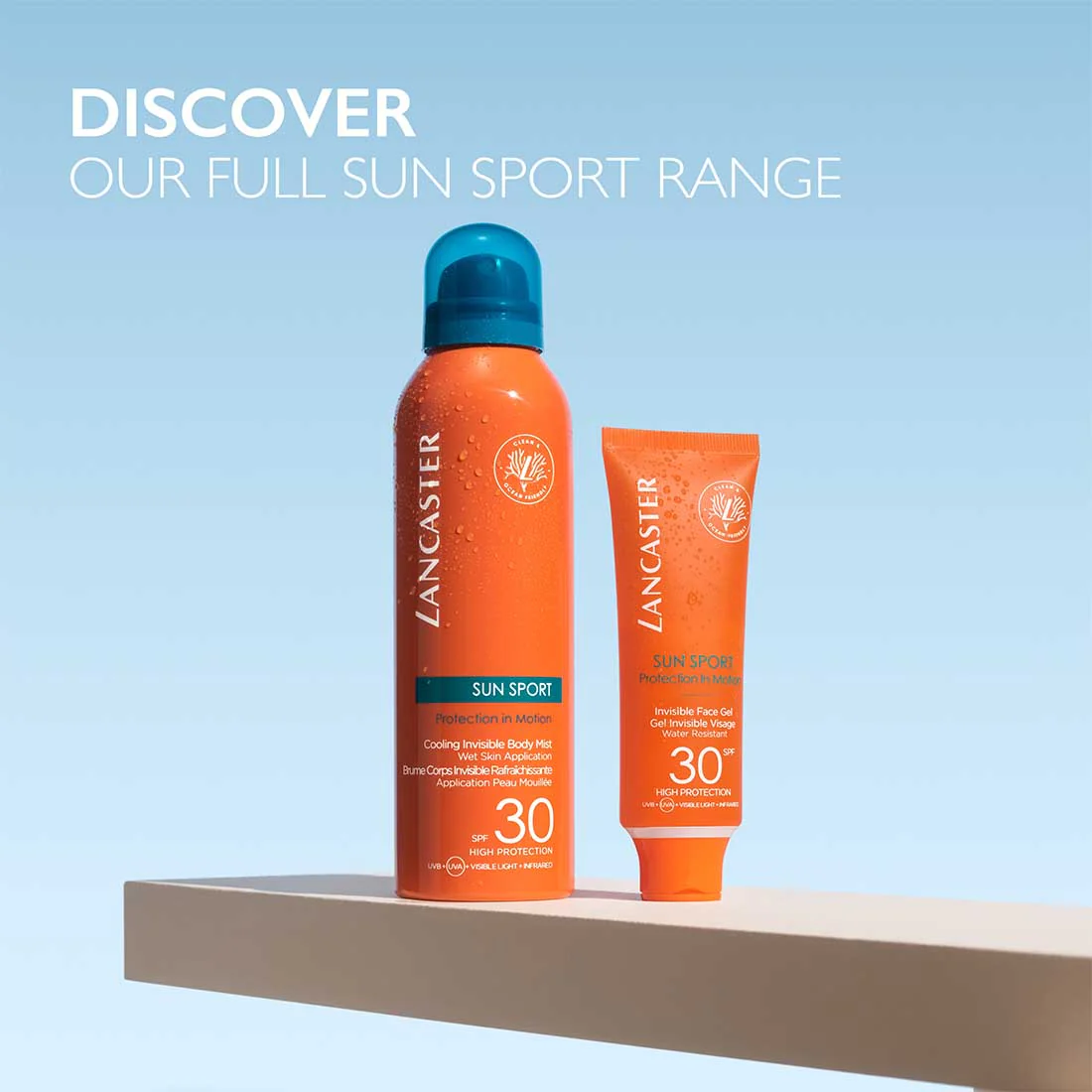 Sun Sport Protection In Motion Cooling Invisible Body Mist  Spray Solare Trasparente Corpo SPF 30 - Image 3