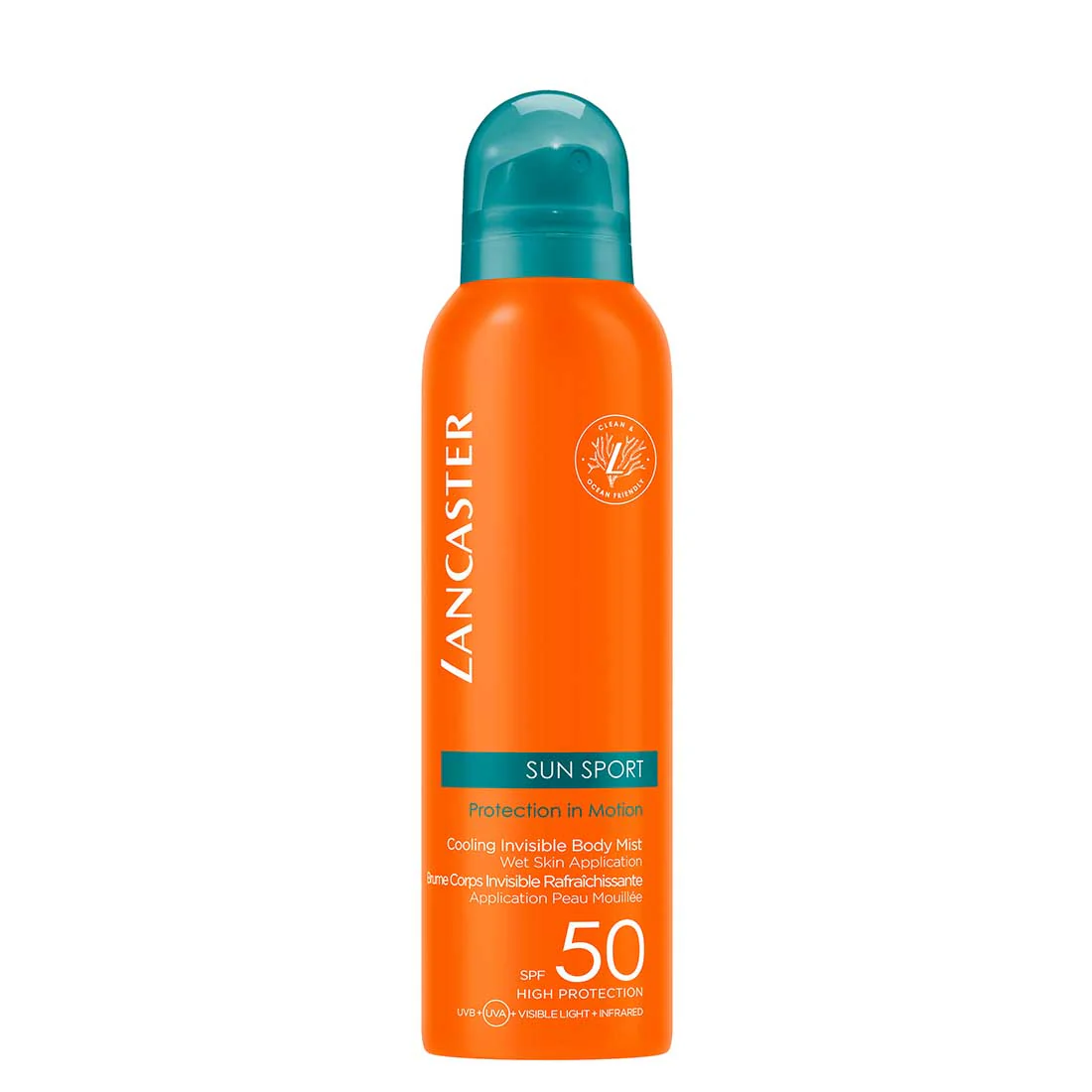 Sun Sport Protection In Motion Cooling Invisible Body Mist  Spray Solare Trasparente Corpo SPF 50