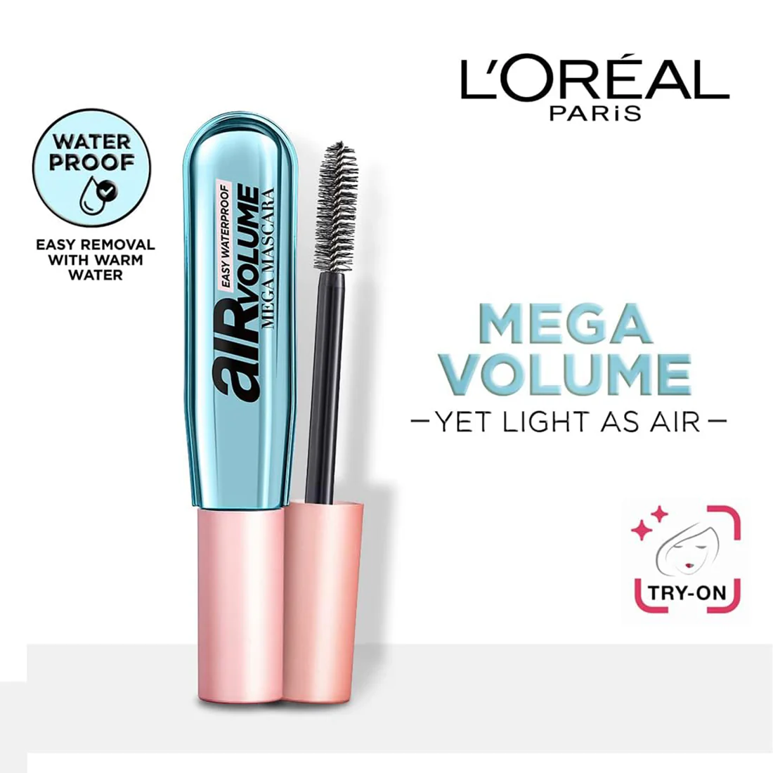 Air Mascara Mega Volume Waterproof - Image 2
