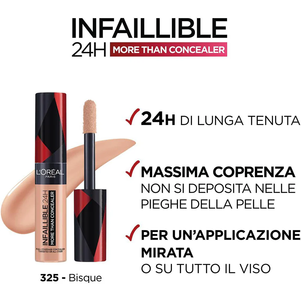 Infallible 24H More Than Concealer Correttore Anti-imperfezioni Anti-occhiaie - Image 9