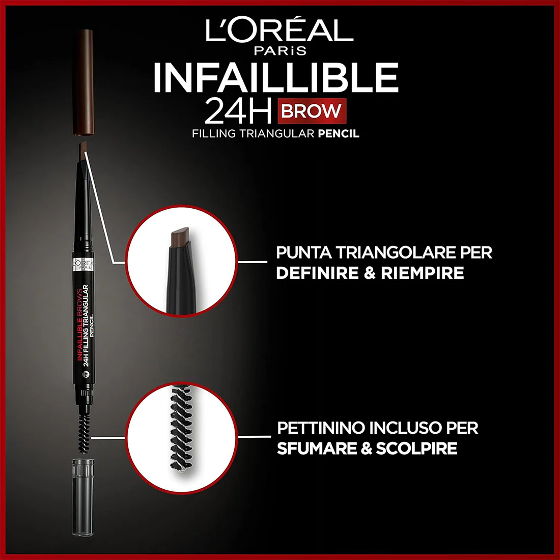 Infallible Brows 24H Filling Triangular Pencil Matita sopracciglia triangolare riempitiva - Image 5