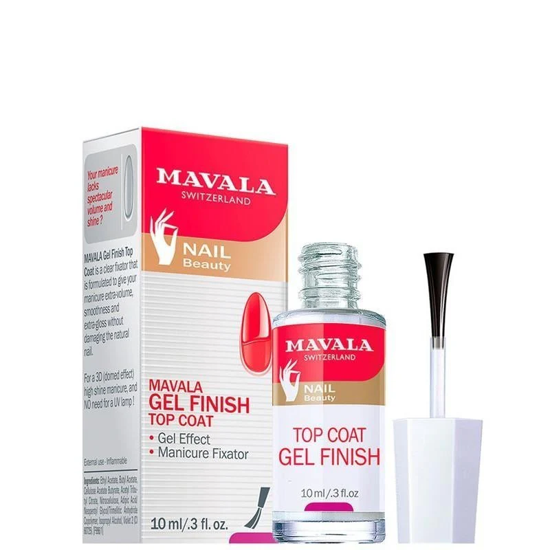 Top Coat Gel Finish Fissatore Efetto Gel