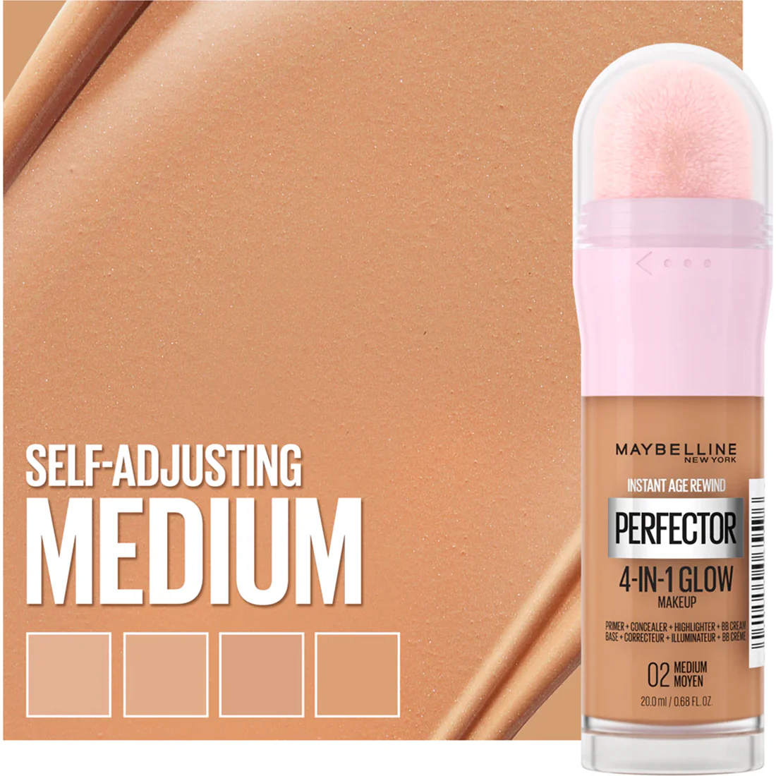 Instnt Perfector 4in1 Glow Fondotinta Illuminante Look Naturale - Image 7