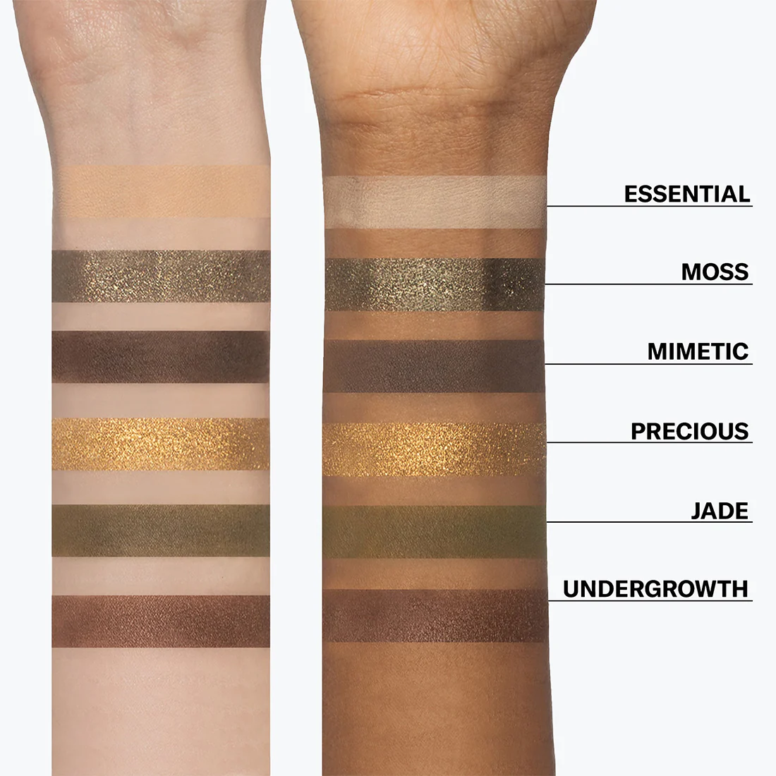 Bare Harmony Palette 6 Ombretti 205 Hidden Green - Image 3