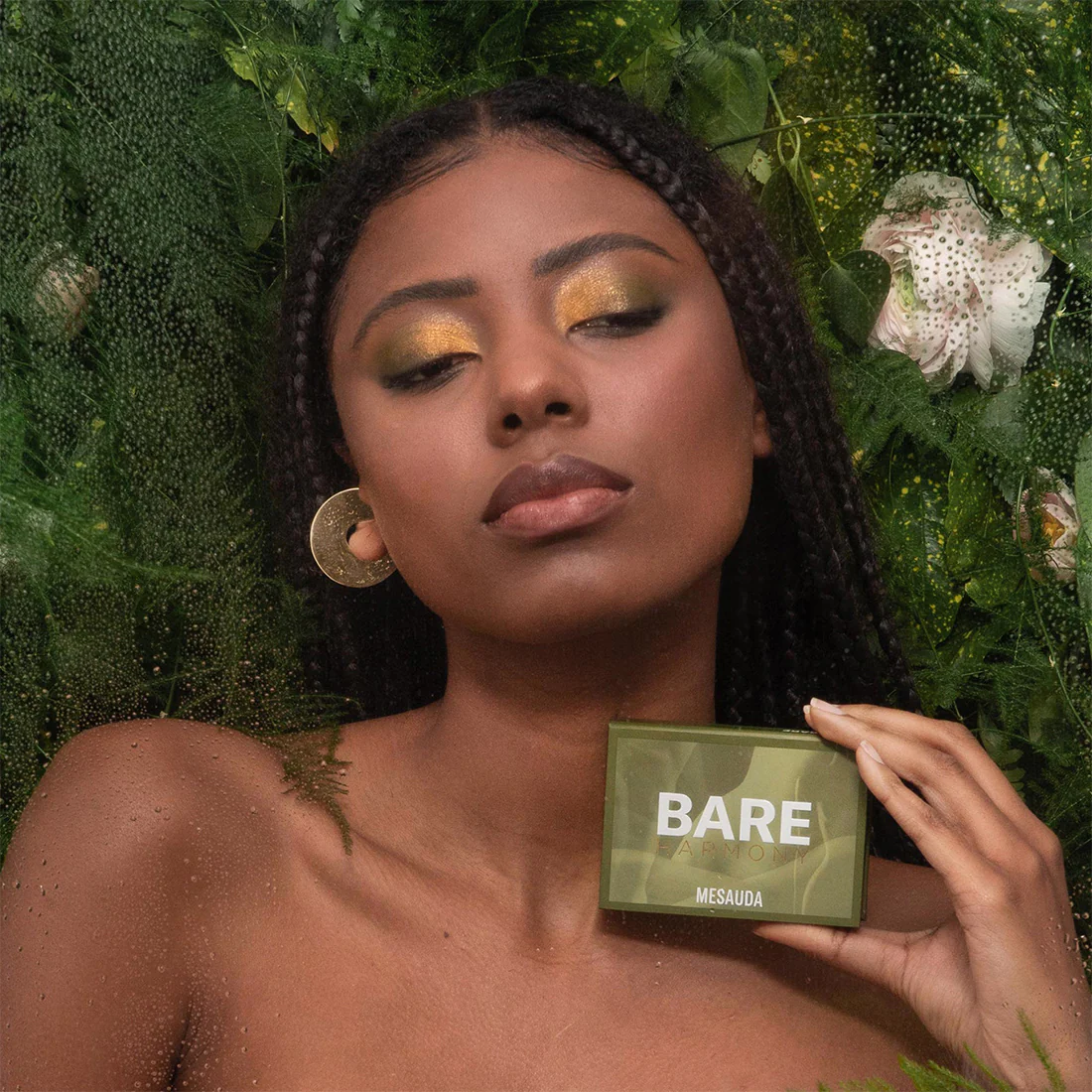 Bare Harmony Palette 6 Ombretti 205 Hidden Green - Image 5