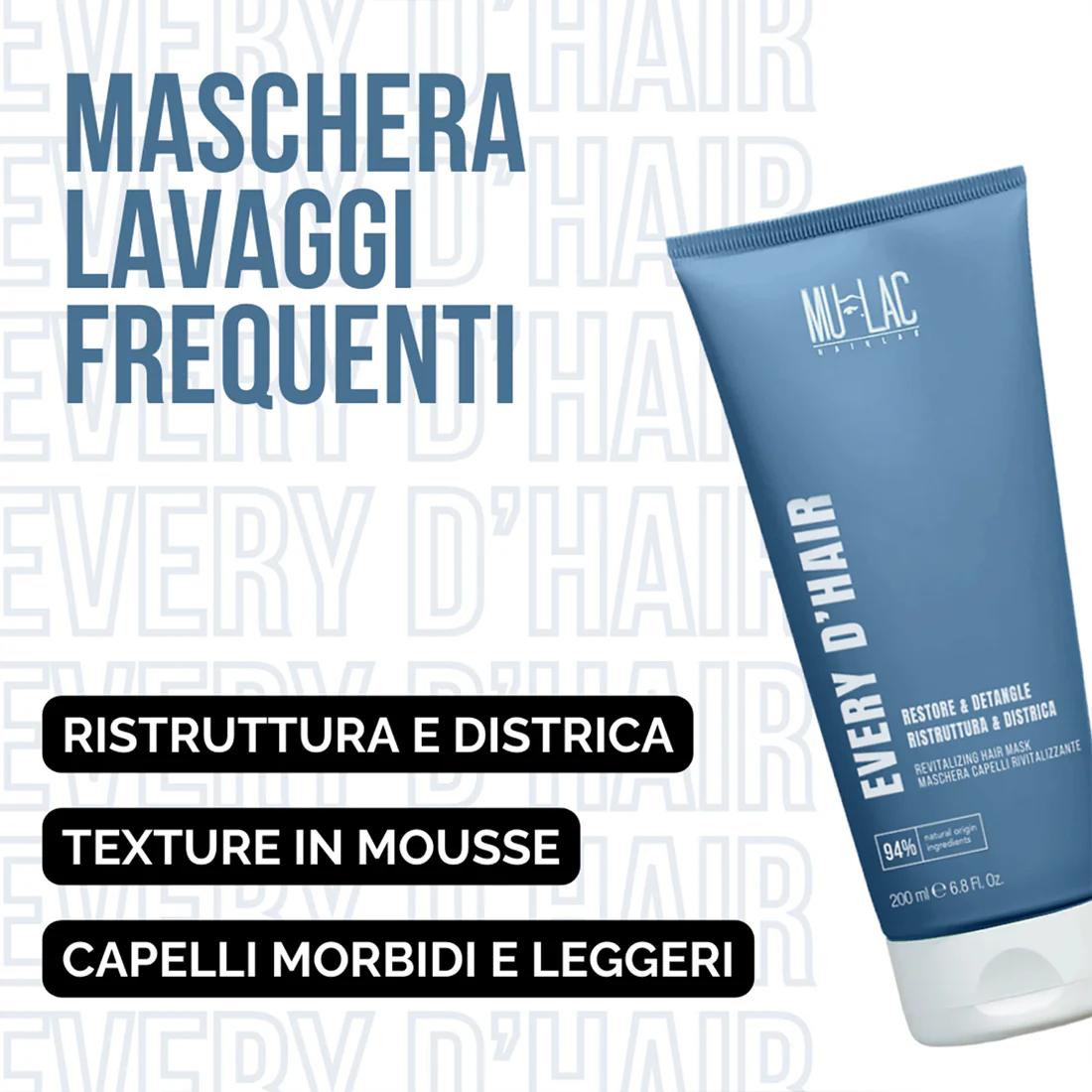Every D'Hair maschera capelli rivitalizzante - Image 3