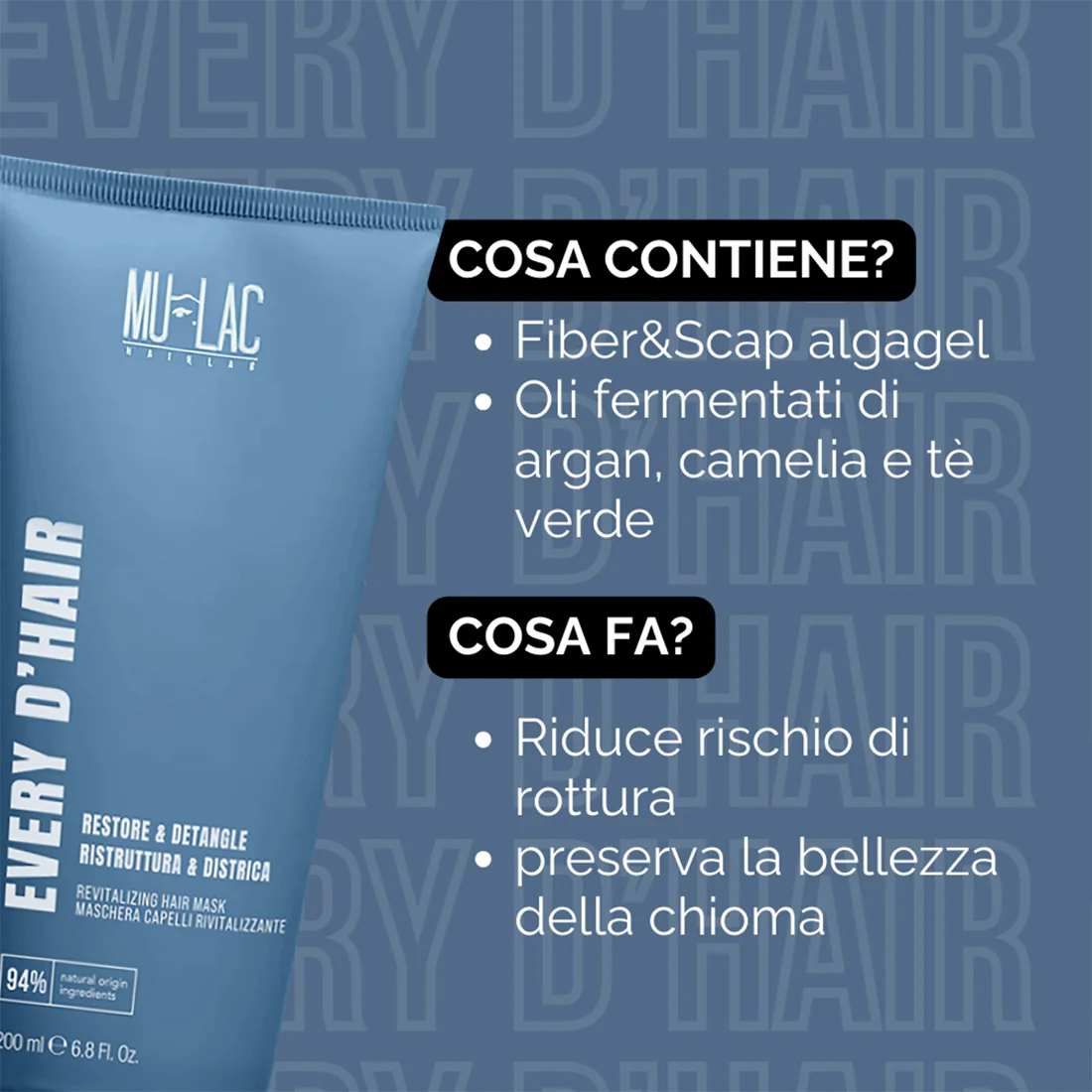 Every D'Hair maschera capelli rivitalizzante - Image 4