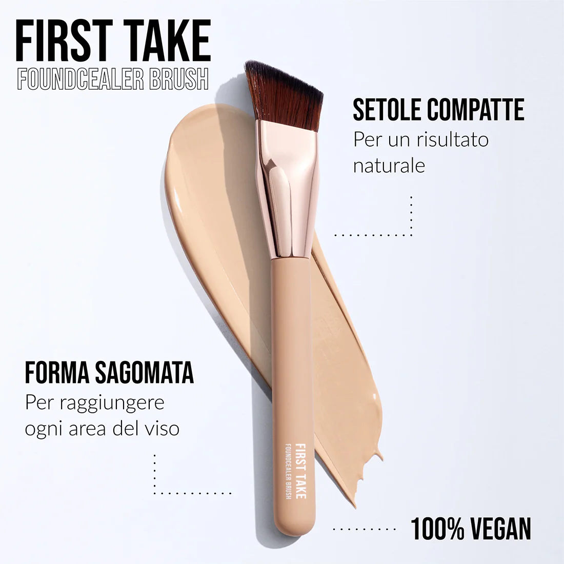 First Take Brush Pennello Foundcealer - Image 2
