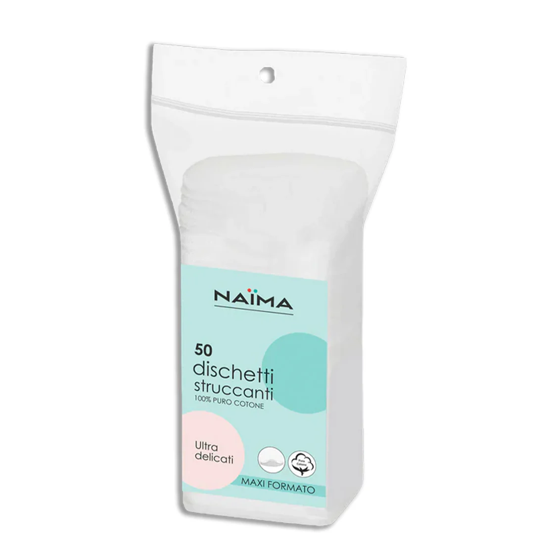 NAIMA QUADROTTI STRUCCANTI MAXI 50 PZ