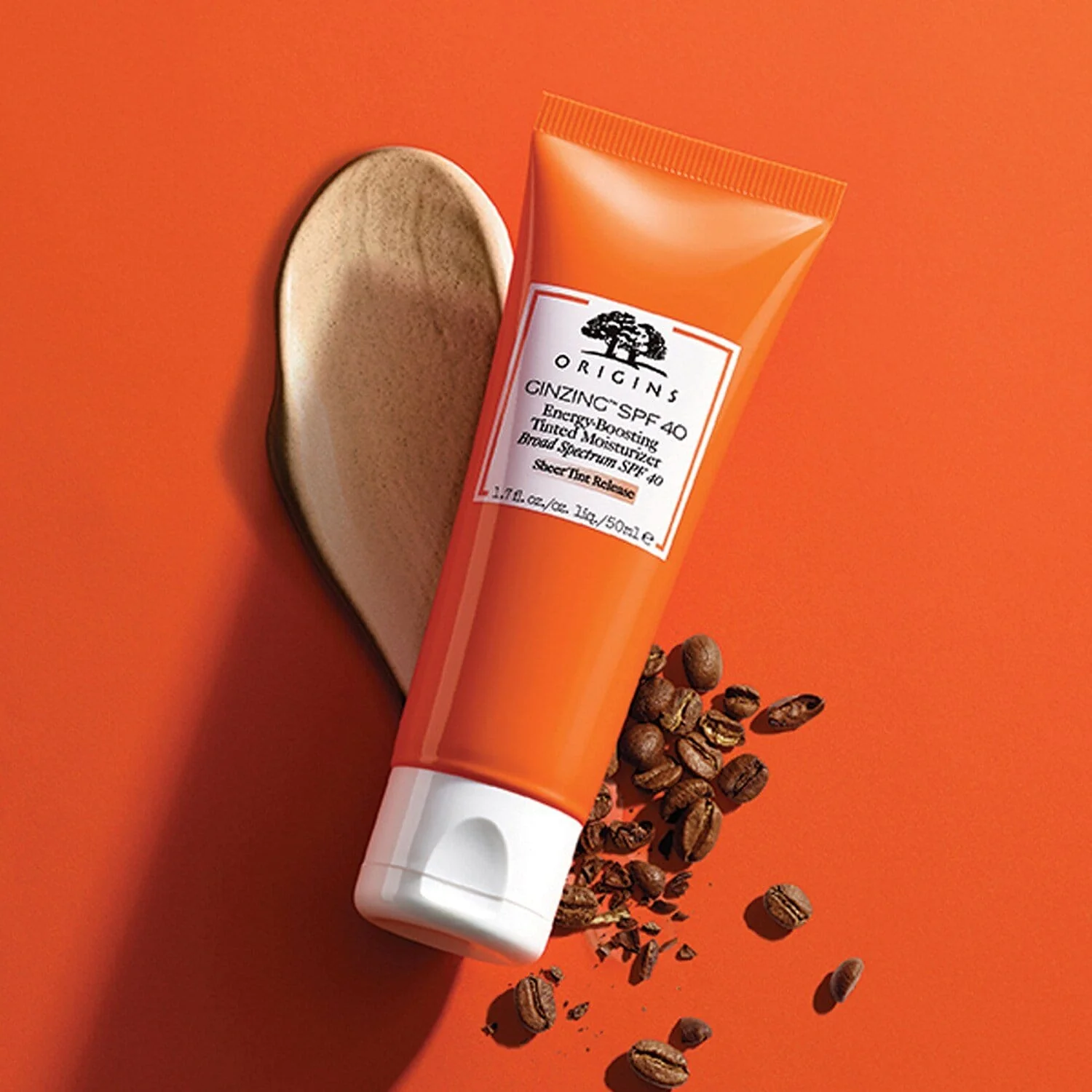 Ginzing SPF 40 Energy Boosting Tinted Moisturizer Crema Viso Colorata Idratante - Image 2