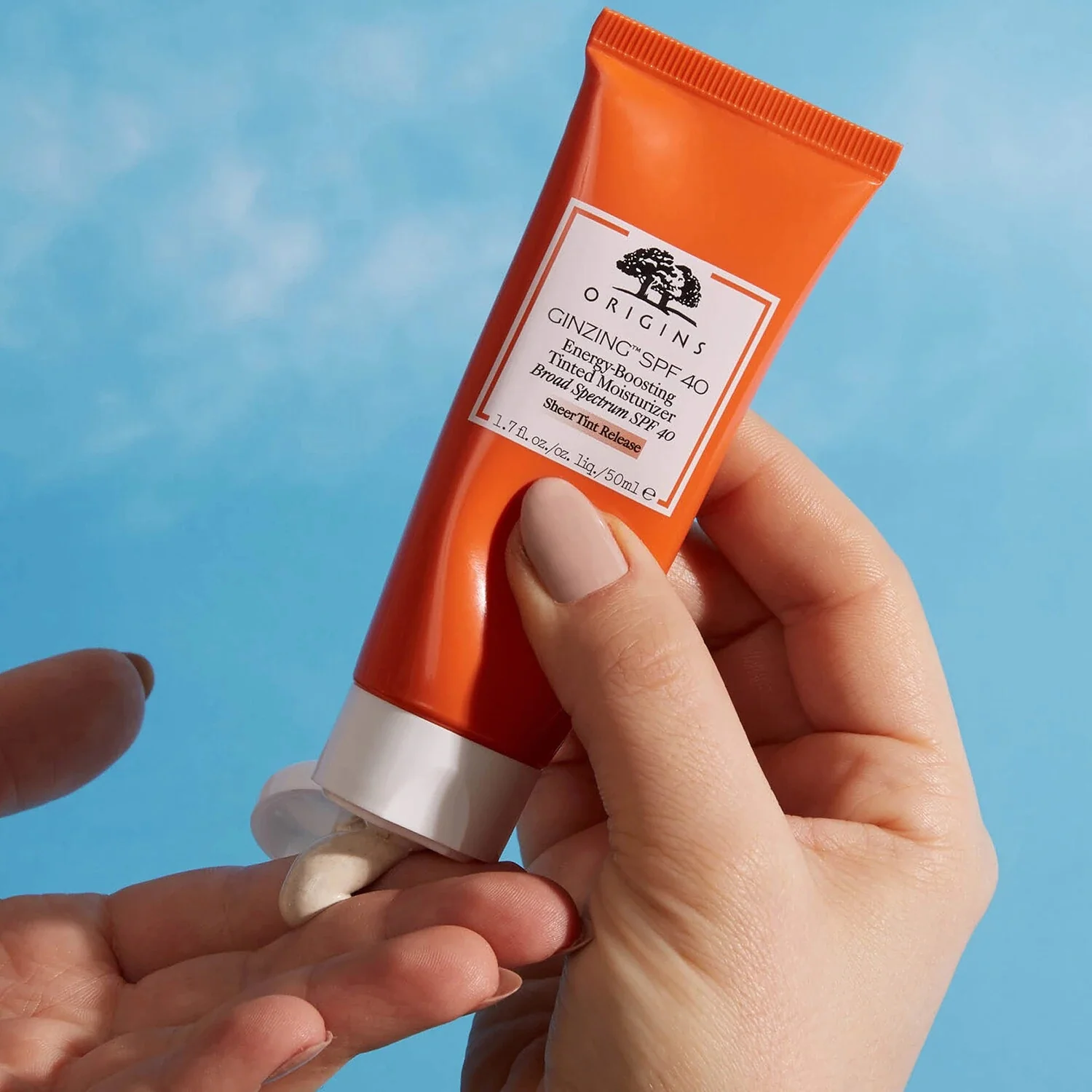 Ginzing SPF 40 Energy Boosting Tinted Moisturizer Crema Viso Colorata Idratante - Image 5