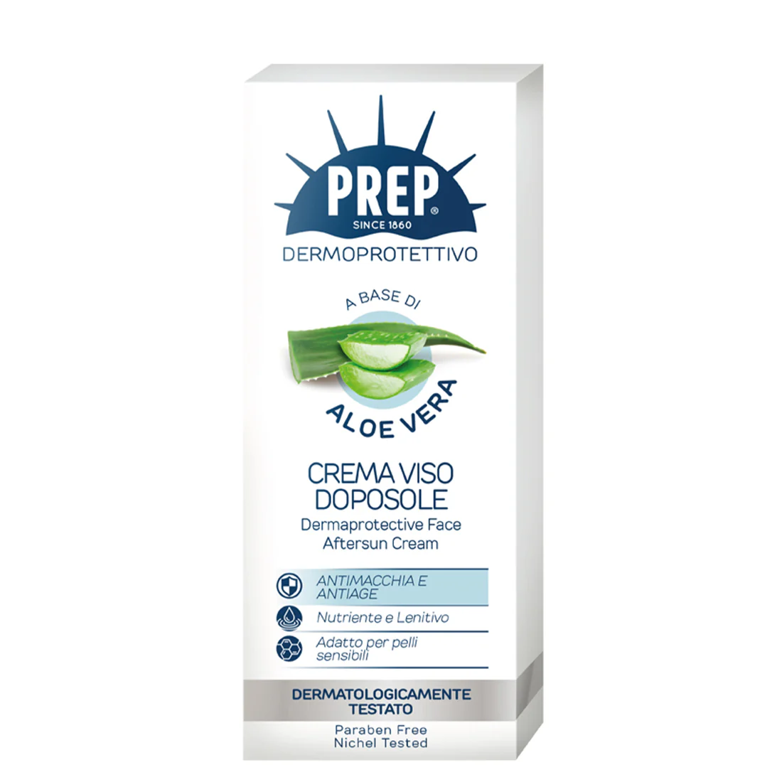 Crema Viso Doposole Dermoprotettiva Con Aloe