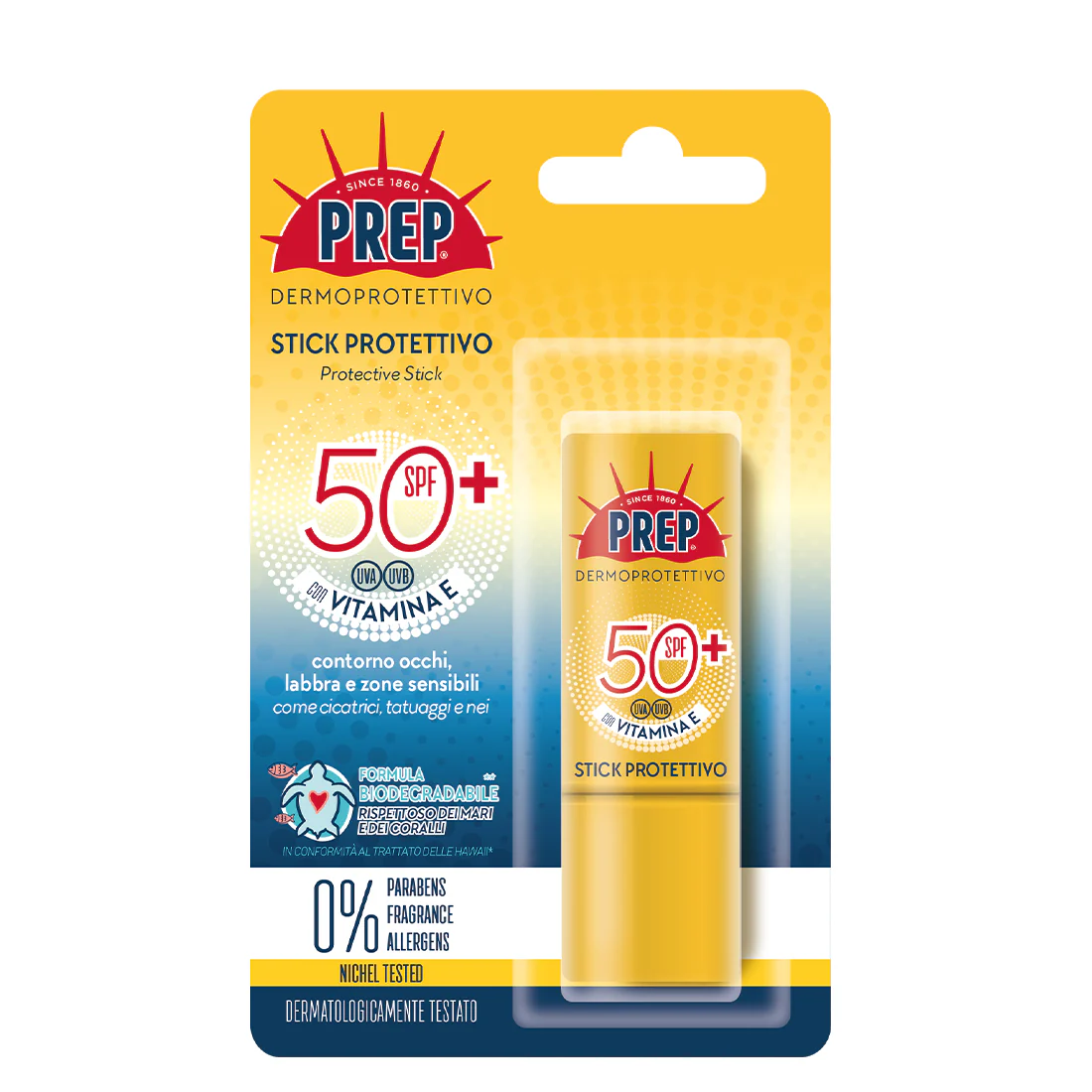 Stick Protettivo Contorno Occhi Labbra e Zone Sensibili  SPF 50+