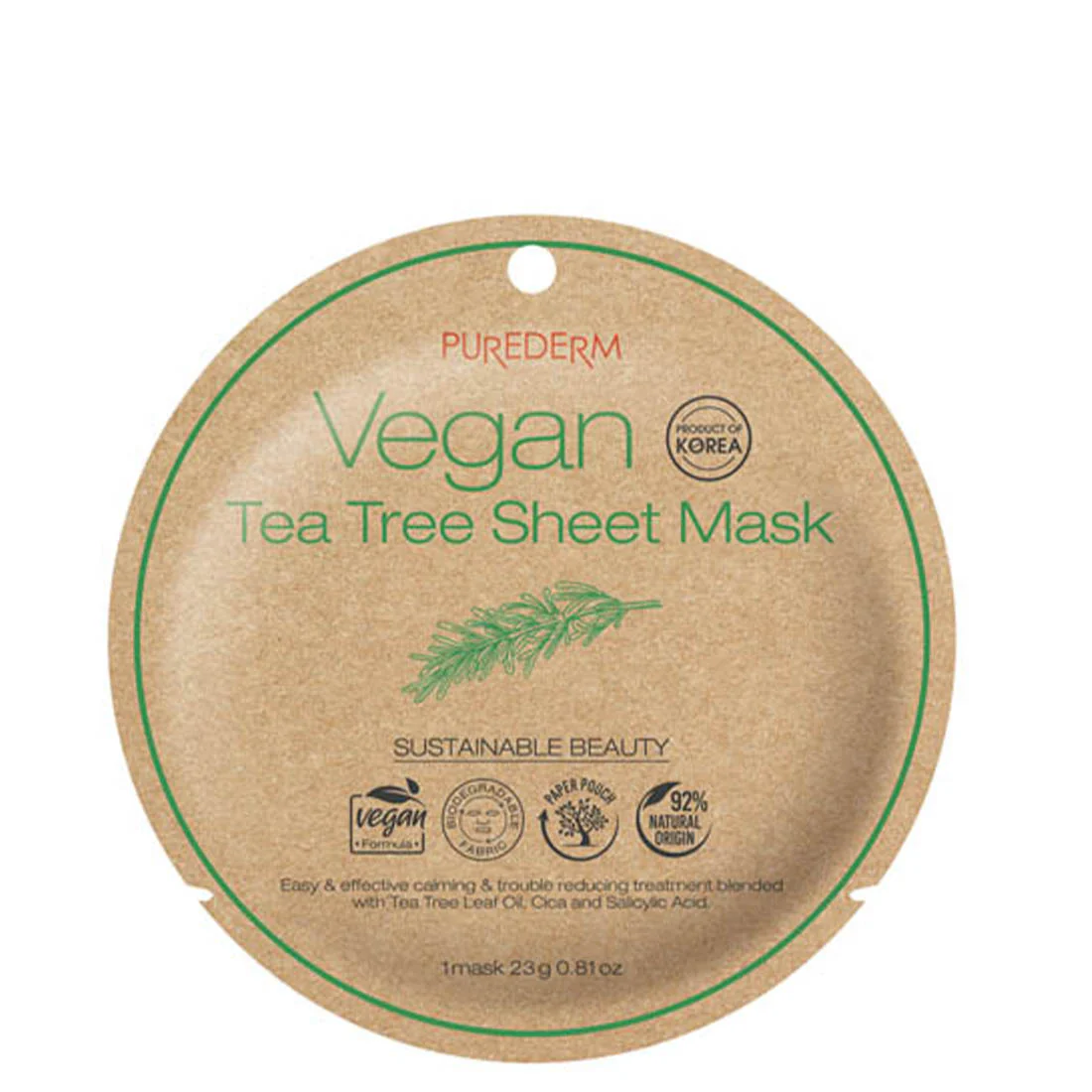 Vegan Tea Sheet Mask