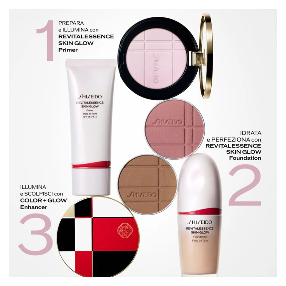 Color + Glow Enhancer Polvere Illuminante Idratante per Viso Occhi e Guance - Image 14