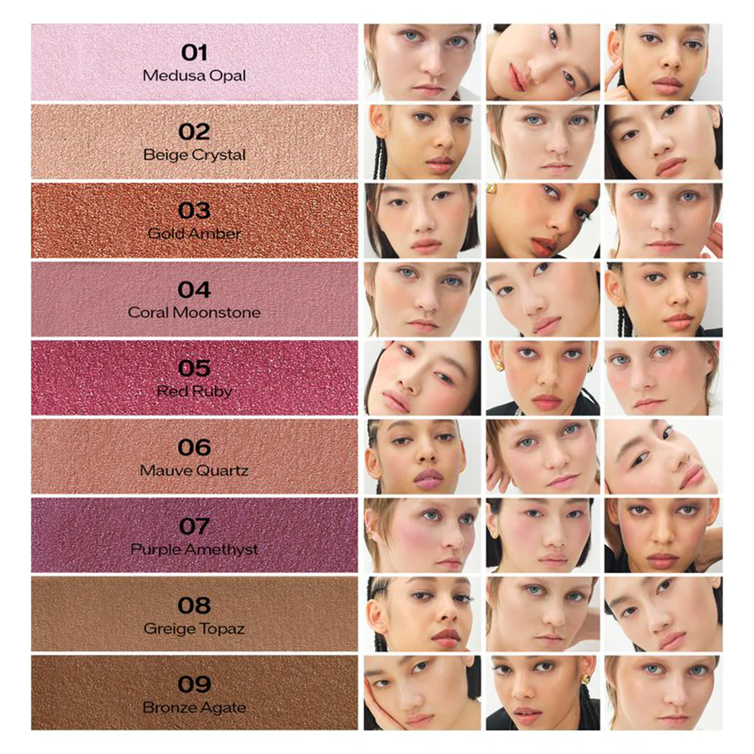 Color + Glow Enhancer Polvere Illuminante Idratante per Viso Occhi e Guance - Image 6
