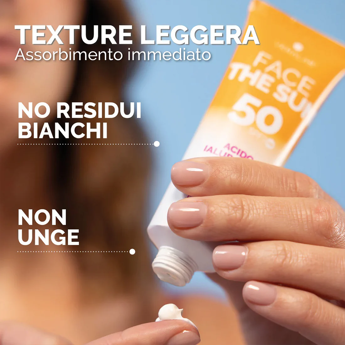 Face The Sun Crema Solare Viso con Attivi Anti-age Idratanti SPF 50 - Image 4