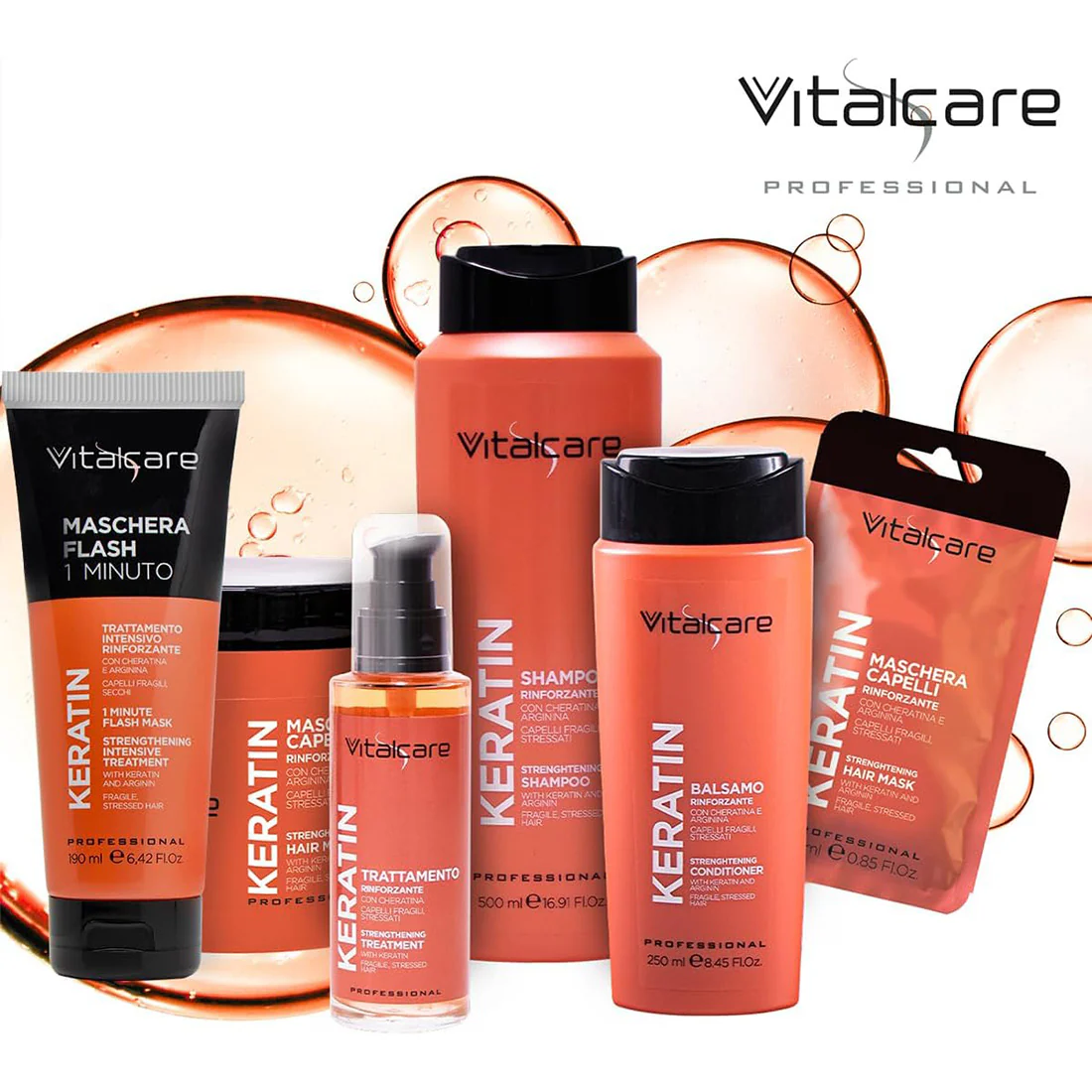 Keratin Oill Maschera Flash 1 Minuti Trattamento Intensivo Rinforzante - Image 3