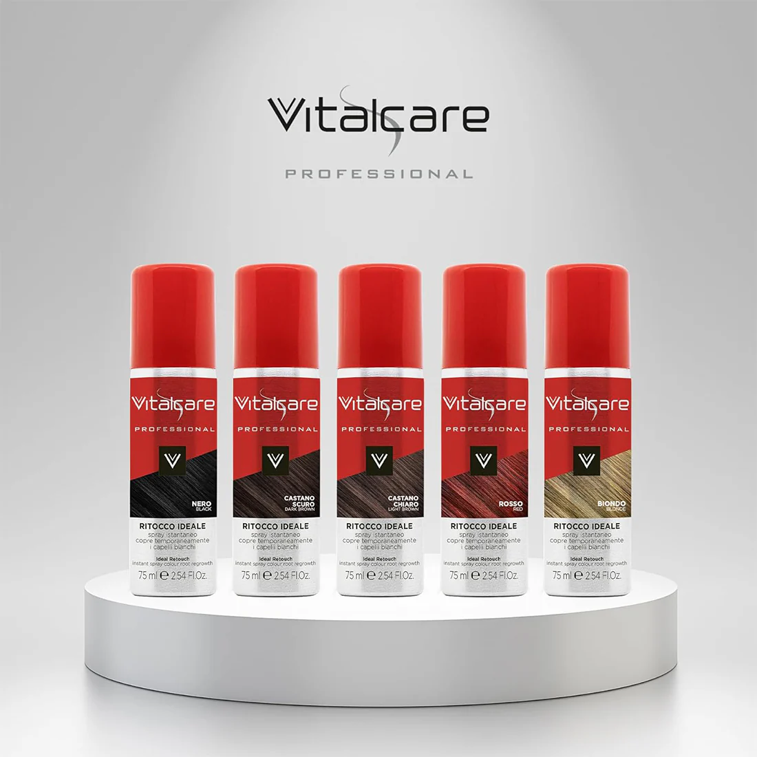 Ritocco Ideale Spray Istantaneo Colorato Castano Chiaro - Image 2
